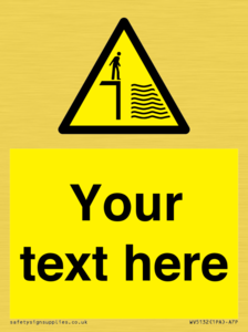 Custom Deep Water Sign